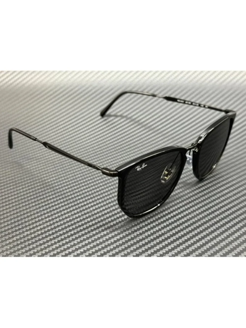 New Ray-Ban Men Black Sunglasses 50-20-145